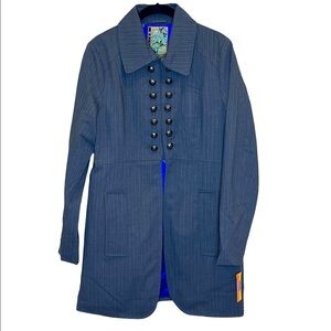 TWO OLD HIPPIES-2OH Gray Striped Jacket